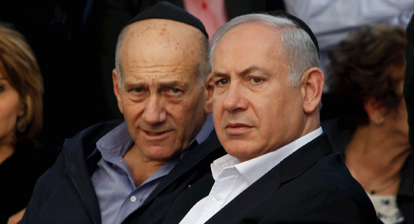 בנימין נתניהו ואהוד אולמרט (ארכיון) בנימין נתניהו ואהוד אולמרט (ארכיון)