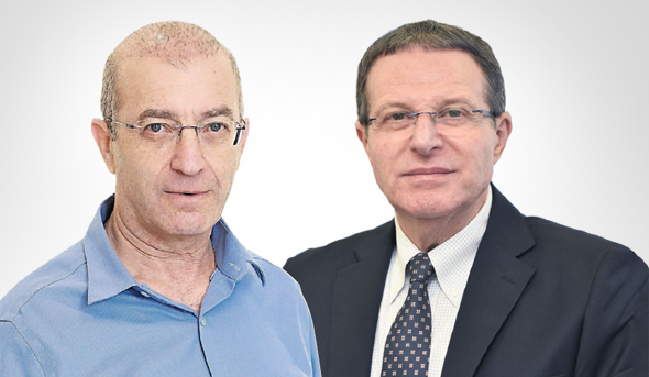 מימין מנכ"ל שירות התעסוקה רמי גראור ומנכ"ל ביטוח לאומי מאיר שפיגלר מימין מנכ"ל שירות התעסוקה רמי גראור ומנכ"ל ביטוח לאומי מאיר שפיגלר