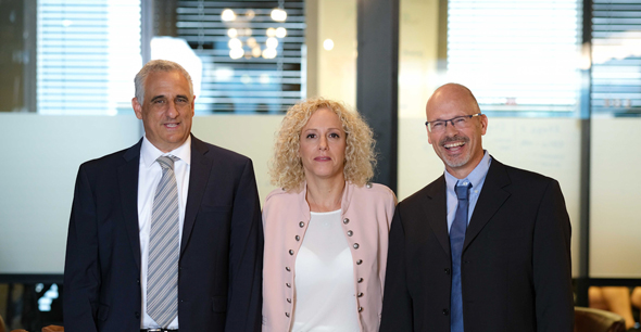 InnoCan co-founders Yoram Drucker, Iris Bincovich and Ron Mayron. Photo: Rotem Lahav InnoCan co-founders Yoram Drucker, Iris Bincovich and Ron Mayron. Photo: Rotem Lahav