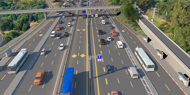 ב-2023: גשר ומחלף חדשים בכניסה למכון וינגייט
