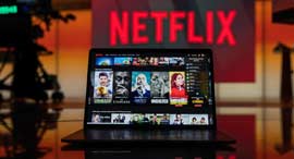 לוגו נטפליקס טלוויזיה סטרימינג, צילום: בלומברג