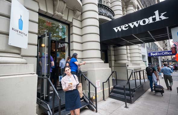 WeWork offices in New York City. Photo: Shutterstock WeWork offices in New York City. Photo: Shutterstock