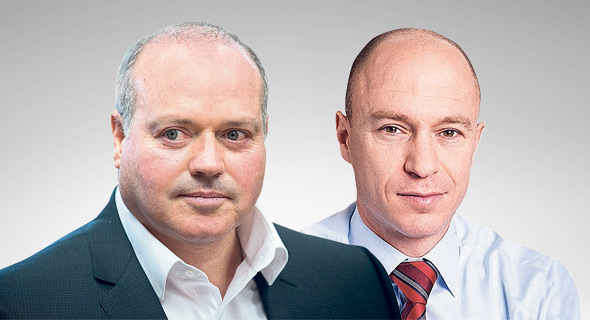 מנכ"ל כלל יורם נוה ומנכ"ל הראל מישל סיבוני מנכ"ל כלל יורם נוה ומנכ"ל הראל מישל סיבוני