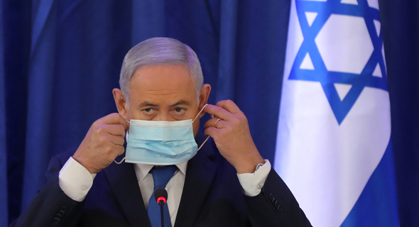 Prime Minister Benjamin Netanyahu at a press conference in June 2020. Photo: Reuters