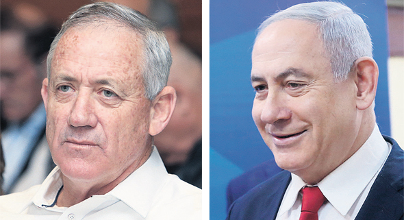 מימין: ראש הממשלה בנימין נתניהו ושר הביטחון בני גנץ מימין: ראש הממשלה בנימין נתניהו ושר הביטחון בני גנץ