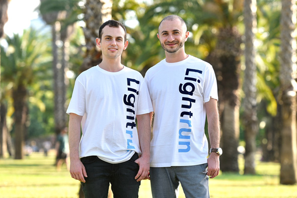 Lightrun founders Ilan Peleg and Leonid Blouvshein. Photo Tomer Rotenberg