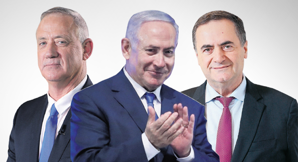 שר האוצר ישראל כץ ראש הממשלה בנימין נתניהו ושר הביטחון בני גנץ שר האוצר ישראל כץ ראש הממשלה בנימין נתניהו ושר הביטחון בני גנץ