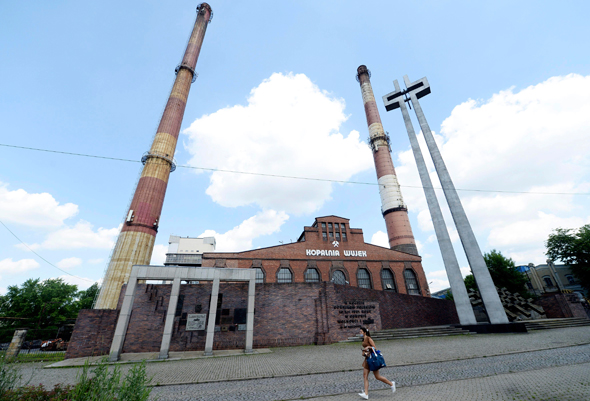  מכרה פחם סגור בעיר קטוביץ' פולין 