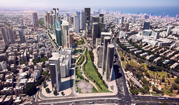 הדמיית קירוי איילון בתל אביב. עלות הפרויקט מוערכת ב־2 מיליארד שקל הדמיית קירוי איילון בתל אביב. עלות הפרויקט מוערכת ב־2 מיליארד שקל