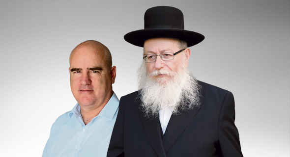 מימין יעקב ליצמן ועדיאל שרון מימין יעקב ליצמן ועדיאל שרון