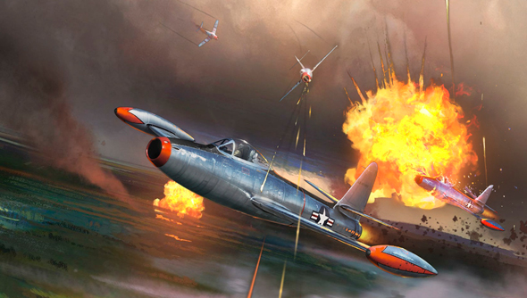 מיגים מתנפלים על F84 מיגים מתנפלים על F84