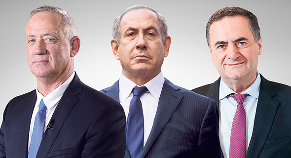 מימין: שר האוצר ישראל כץ, ראש הממשלה בנימין נתניהו ושר הביטחון וראש הממשלה החלופי בני גנץ מימין: שר האוצר ישראל כץ, ראש הממשלה בנימין נתניהו ושר הביטחון וראש הממשלה החלופי בני גנץ