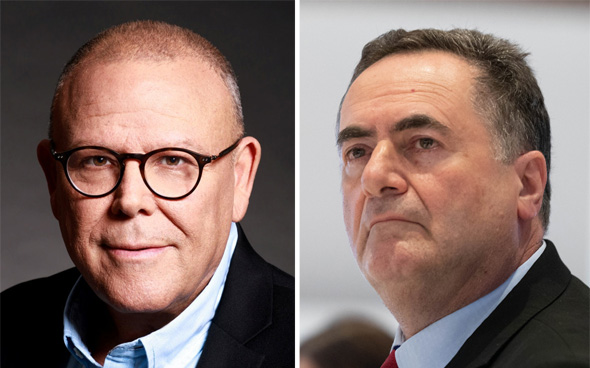 מימין: ישראל כץ שר האוצר וארנון בר דוד יו"ר ההסתדרות מימין: ישראל כץ שר האוצר וארנון בר דוד יו"ר ההסתדרות