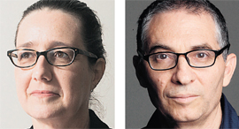 מימין: פרופ' ברק מדינה ופרופ' דפנה הקר, צילומים: עמית שעל, תומי הרפז