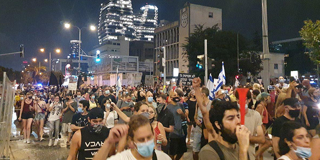 עימותים ועצורים במחאה נגד נתניהו, איילון נחסם