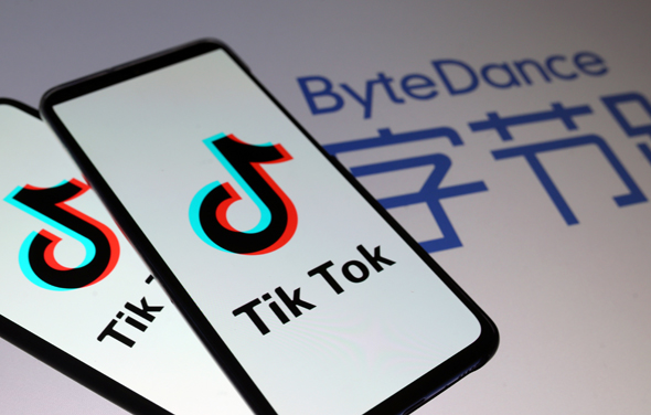 TikTok&#39;s parent company is the Chinese app ByteDance. Photo: Reuters