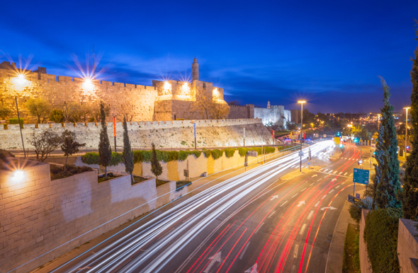 Jerusalem at night. Photo: Shutterstock
