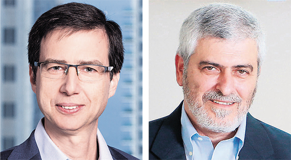 מימין: מנכ"ל הפועלים דב קוטלר ומנכ"ל לאומי חנן פרידמן. חשש ש־60% מהלקוחות יגיעו לתקרת המסגרת שלוש פעמים בשנה אחרי הקיצוץ מימין: מנכ"ל הפועלים דב קוטלר ומנכ"ל לאומי חנן פרידמן. חשש ש־60% מהלקוחות יגיעו לתקרת המסגרת שלוש פעמים בשנה אחרי הקיצוץ