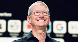 טים קוק מנכ"ל אפל יוני 2020, צילום: אי פי איי