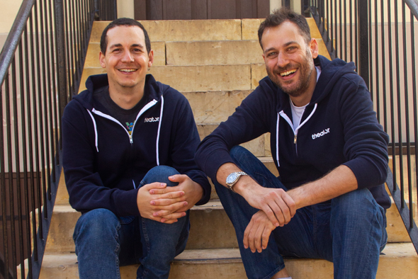 Co-founders Tamir Wolf and Dotan Asselmann. Photo: Timor Asselmann Co-founders Tamir Wolf and Dotan Asselmann. Photo: Timor Asselmann