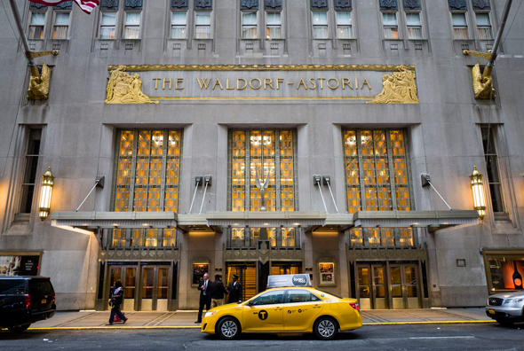 The Waldorf Astoria in New York City. Photo: Getty Images