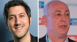 מימין חמי פרס אדם סינגולדה ועידה לצמוח ממשבר