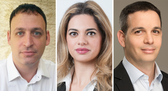 מימין אייל גורן, וידאד אלטוחי ויקי נוימן מימין אייל גורן, וידאד אלטוחי ויקי נוימן
