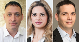 מימין אייל גורן וידאד אלטוחי יקי נוימן ועידה לצמוח ממשבר