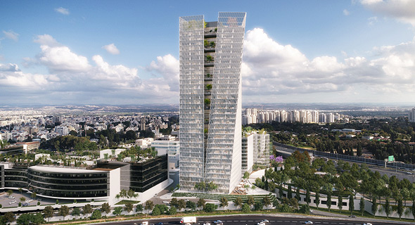 הדמיית אינפיניטי ברעננה. יכלול 150 אלף מ”ר משרדים הדמיית אינפיניטי ברעננה. יכלול 150 אלף מ”ר משרדים