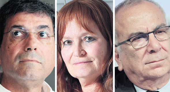 מימין: שוקי שמר, יו’’ר אסותא ומנכ”ל משרד הבריאות לשעבר; גליה רהב, מנהלת היחידה למחלות זיהומיות בשיבא; גבי ברבש, מנכ”ל איכילוב ומנכ”ל משרד הבריאות לשעבר מימין: שוקי שמר, יו’’ר אסותא ומנכ”ל משרד הבריאות לשעבר; גליה רהב, מנהלת היחידה למחלות זיהומיות בשיבא; גבי ברבש, מנכ”ל איכילוב ומנכ”ל משרד הבריאות לשעבר