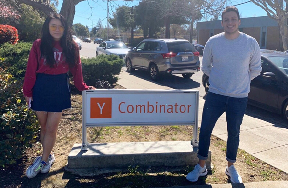 Deel co-founders Alex Bouazis and Shuo Wang. Photo: PR Deel co-founders Alex Bouazis and Shuo Wang. Photo: PR