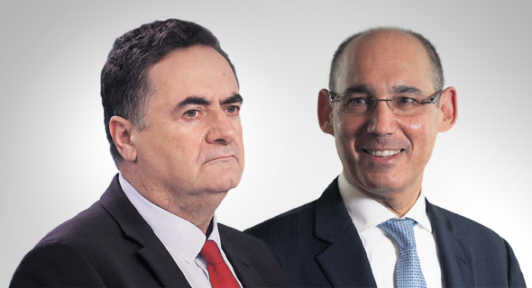 מימין: נגיד בנק ישראל אמיר ירון ושר האוצר ישראל כץ מימין: נגיד בנק ישראל אמיר ירון ושר האוצר ישראל כץ