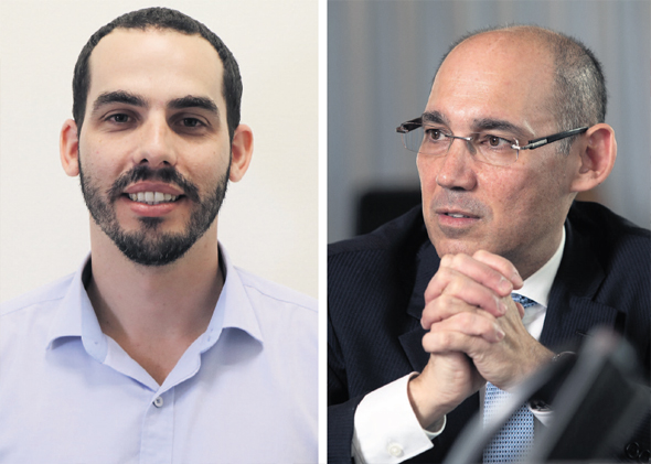 מימין: נגיד בנק ישראל אמיר ירון והממונה על התקציבים יוגב גרדוס מימין: נגיד בנק ישראל אמיר ירון והממונה על התקציבים יוגב גרדוס