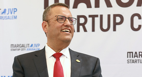 ראש עיריית ירושלים, משה ליאון, בטקס חנוכת רובע החדשנות ראש עיריית ירושלים, משה ליאון, בטקס חנוכת רובע החדשנות