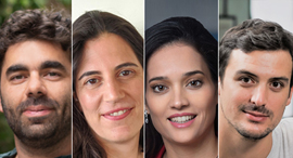 מימין ערן ביילסקי אירית קאהן עינת ניצן איציק אלבז שבוע הסטארטאפים SAAS