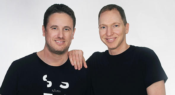 Touchless.AI creators Roy Baharv and Eyal Shapira. Photo: Osnat Kransnanski Touchless.AI creators Roy Baharv and Eyal Shapira. Photo: Osnat Kransnanski