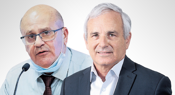 מימין: מנכ”ל משרד הכלכלה דוד לפלר ומנכ”ל משרד הבריאות חזי לוי. לפלר: “בעולם נוקטים בנוהל מיוחד לעובדים קריטיים לתעשייה” מימין: מנכ”ל משרד הכלכלה דוד לפלר ומנכ”ל משרד הבריאות חזי לוי. לפלר: “בעולם נוקטים בנוהל מיוחד לעובדים קריטיים לתעשייה”