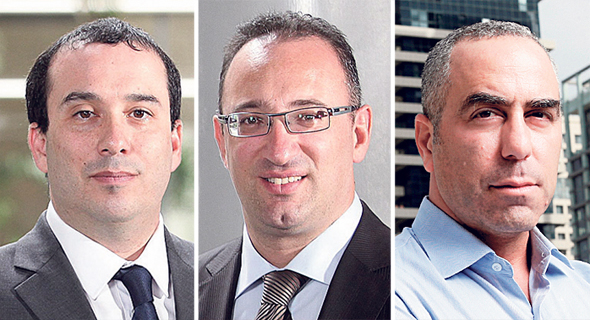 מימין: עו"ד אופיר נאור המפרק של אי.די.בי, והכונסים - עוה"ד אלון בנימיני ורענן קליר מימין: עו"ד אופיר נאור המפרק של אי.די.בי, והכונסים - עוה"ד אלון בנימיני ורענן קליר