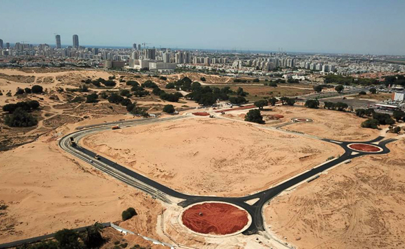 The location of Ashdod&#39;s planned high-tech park. Photo: Ashdod municipality