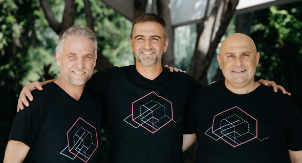 Ron Zass, Michael Sasson, Shalom Bellaish. Photo: Constru.ai Ron Zass, Michael Sasson, Shalom Bellaish. Photo: Constru.ai