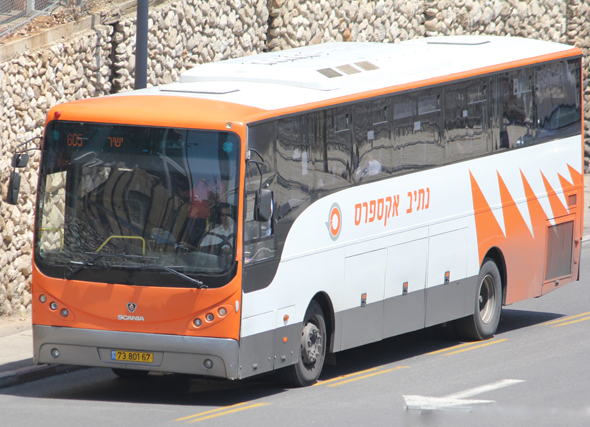 אוטובוס של נתיב אקספרס, צילום: ערן גרנות