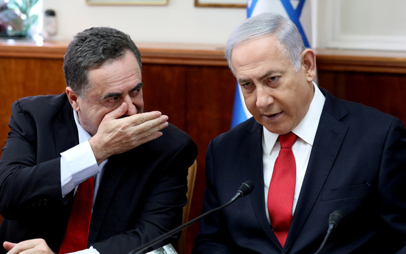 ראש הממשלה בנימין נתניהו ושר האוצר ישראל כץ 