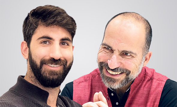 מימין: מנכ”ל אובר דארה קוסרשאהי ומנכ”ל וולט ישראל אמרי גלאי מימין: מנכ”ל אובר דארה קוסרשאהי ומנכ”ל וולט ישראל אמרי גלאי