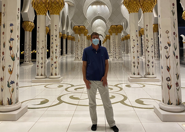 Michael Eisenberg during a recent visit to Abu Dhabi.Photo: Aleph