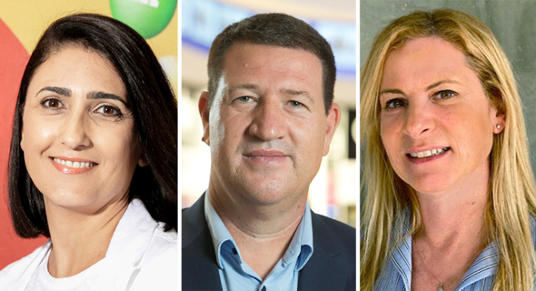 מימין נורית שקד מנכ"לית תן ביס, אורי וטרמן מנכ"ל רשת Be ורוית קלוד מנכ"לית מרס ריגלי ישראלי מימין נורית שקד מנכ"לית תן ביס, אורי וטרמן מנכ"ל רשת Be ורוית קלוד מנכ"לית מרס ריגלי ישראלי