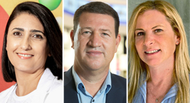 מימין נורית שקד אורי וטרמן רוית קלוד כנס שירות, צילום: סיון פרג', יח"צ תן ביס 