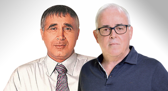 מימין שבתאי אדלסברג מנכ"ל אודיוקוקס ורפי עמית מנכ"ל קמטק מימין שבתאי אדלסברג מנכ"ל אודיוקוקס ורפי עמית מנכ"ל קמטק