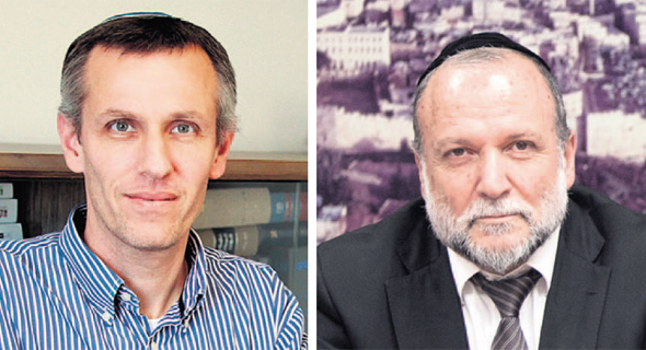 מימין: שר הבינוי יצחק כהן ויעקב קוינט. נדרשה יותר שקיפות מימין: שר הבינוי יצחק כהן ויעקב קוינט. נדרשה יותר שקיפות