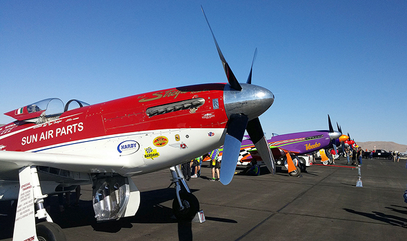 מטוסי מוסטנג שהותאמו למירוצים, בתחרות בארה"ב, צילום: D Ramey Logan 
