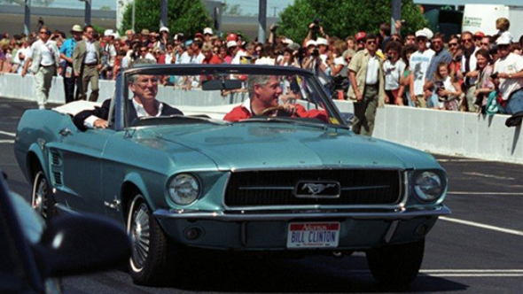 פורד מוסטנג 1967 של ביל קלינטון